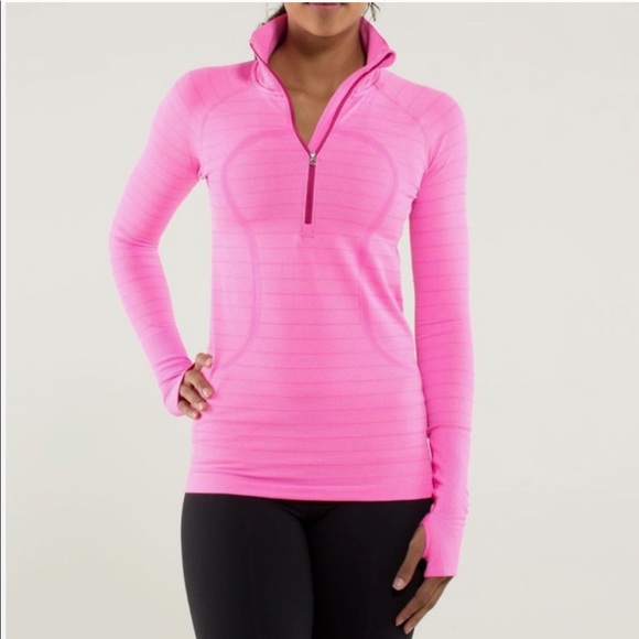 lululemon athletica Tops - Lululemon Swiftly Tech Pink Long Sleeve Top